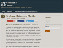 Tablet Screenshot of napoleonische-uniformen.netzwissen.com